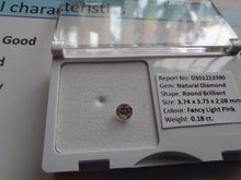 Load image into Gallery viewer, 0.18ct AUSTRALIAN PINK DIAMOND - Limanty