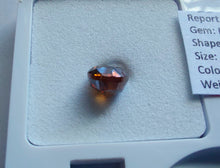 Load image into Gallery viewer, 1.10ct AUSTRALIAN FANCY DEEP DARK Orangy PINK DIAMOND SI2