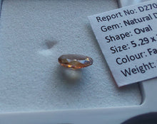 Load image into Gallery viewer, 0.32ct AUSTRALIAN RED DIAMOND Fancy Vivid Reddish Orange Oval Clarity SI1 Rare