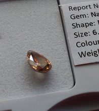 Load image into Gallery viewer, 0.35 Fancy Deep Reddish Orange Diamond