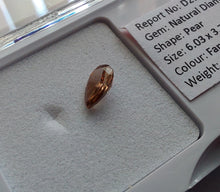 Load image into Gallery viewer, 0.35 Fancy Deep Reddish Orange Diamond