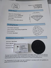 Load image into Gallery viewer, 0.42ct Fancy Intense Purplish Pink Diamond
