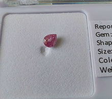 Load image into Gallery viewer, 0.13 Fancy Vivid Pink Diamond