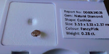 Load image into Gallery viewer, 0.28 VS2 Fancy Pink Diamond