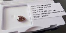 Load image into Gallery viewer, Fancy Intense Brownish Pink Diamond