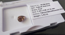 Load image into Gallery viewer, Fancy Intense Brownish Pink Diamond