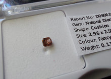 Load image into Gallery viewer, 0.11ct Fancy Vivid Pinkish Red