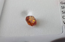 Load image into Gallery viewer, 0.28 Fancy Vivid Reddish Orange Diamond