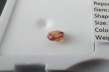 Load image into Gallery viewer, 0.28 Fancy Vivid Reddish Orange Diamond