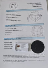 Load image into Gallery viewer, Divine Cross Huge 4.01ct Fancy Intense Pinkish Brown Diamond
