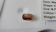 Load image into Gallery viewer, 0.44 Fancy Dark Reddish Orange Diamond Cushion SI1