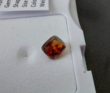 Load image into Gallery viewer, 0.44 Fancy Dark Reddish Orange Diamond Cushion SI1