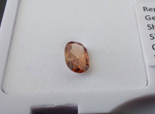 Load image into Gallery viewer, 0.31 Fancy Intense Reddish Orange Diamond Oval SI1