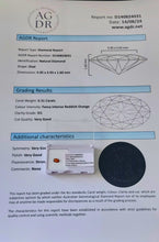 Load image into Gallery viewer, 0.31 Fancy Intense Reddish Orange Diamond Oval SI1