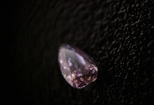 Load image into Gallery viewer, 0.11ct Fancy Purplish Pink Diamond Pear SI1