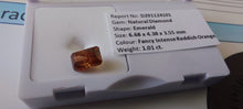 Load image into Gallery viewer, 1.01ct Fancy Intense Reddish Orange Diamond