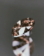 Load image into Gallery viewer, 1.01 Fancy Vivid Brownish Orangy Pink Diamond