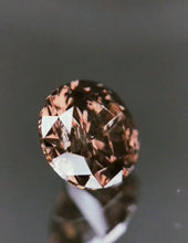 Load image into Gallery viewer, 1.01 Fancy Vivid Brownish Orangy Pink Diamond