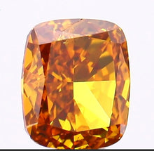 Load image into Gallery viewer, Orange Natural Diamond Cushion - Limanty
