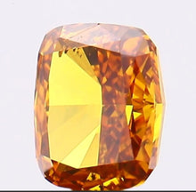 Load image into Gallery viewer, Orange Natural Diamond Cushion - Limanty