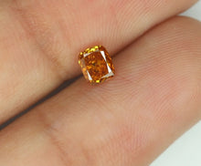 Load image into Gallery viewer, Orange Natural Diamond Cushion - Limanty