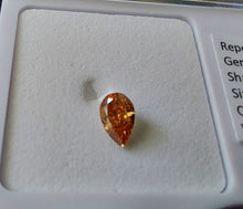 Load image into Gallery viewer, 0.31 Fancy Reddish Orange Diamond