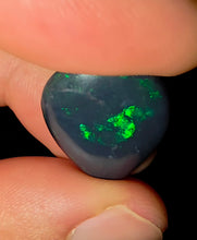 Load image into Gallery viewer, 11.48ct Solid Black Opal Green Venom