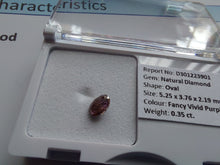 Load image into Gallery viewer, 0.35ct AUSTRALIAN Fancy VIVID PURPLE DIAMOND - Limanty