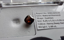 Load image into Gallery viewer, 1.0ct AUSTRALIAN FANCY DEEP DARK PINK DIAMOND - Limanty