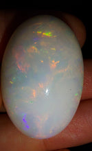 Load image into Gallery viewer, 58.48ct Solid White Opal Electric Fire Coober Pedy Australian Multiple Patterns