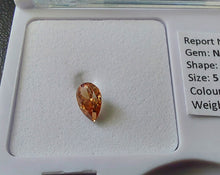 Load image into Gallery viewer, 0.31 Fancy Reddish Orange Diamond