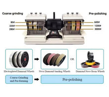 Load image into Gallery viewer, Diamond Lapidary Wheel 6 & 8 Inch Grit 60 to 14000 Opal Premium Cabbing Replacement