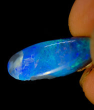 Load image into Gallery viewer, 14.02ct Huge Solid Black Opal Lightning Ridge Vibrant Galaxy Polished Pendant