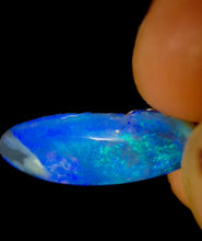 Load image into Gallery viewer, 14.02ct Huge Solid Black Opal Lightning Ridge Vibrant Galaxy Polished Pendant