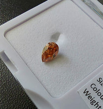 Load image into Gallery viewer, 0.31 Fancy Reddish Orange Diamond