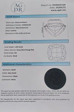 Load image into Gallery viewer, 1.00ct AUSTRALIAN FANCY DARK Orangy RED DIAMOND