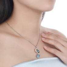 Load image into Gallery viewer, 925 Sterling Silver Blue Crystal Gemstone Pendants - Limanty