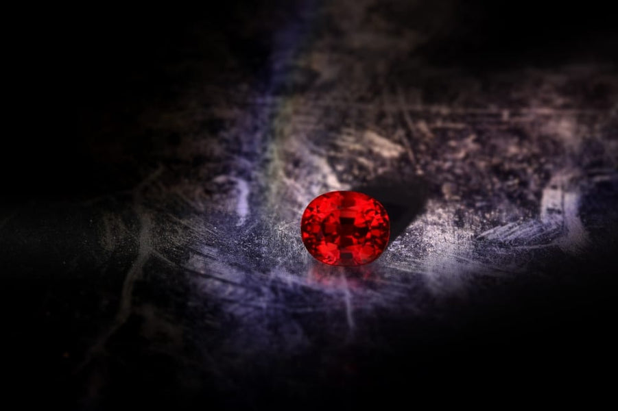 What are rubies made of