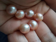 Load image into Gallery viewer, 6 Orange Pink Japanese Akoya Pearl - Limanty
