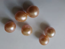 Load image into Gallery viewer, 6 Orange Pink Japanese Akoya Pearl - Limanty
