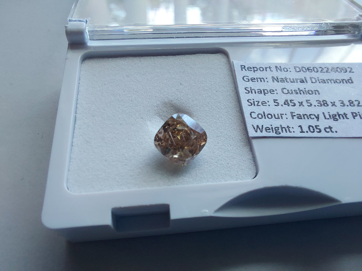 1.05ct AUSTRALIAN PINK DIAMOND