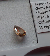 Load image into Gallery viewer, 0.35 Fancy Deep Reddish Orange Diamond
