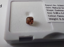 Load image into Gallery viewer, 0.33ct Fancy Vivid Reddish Orange Diamond
