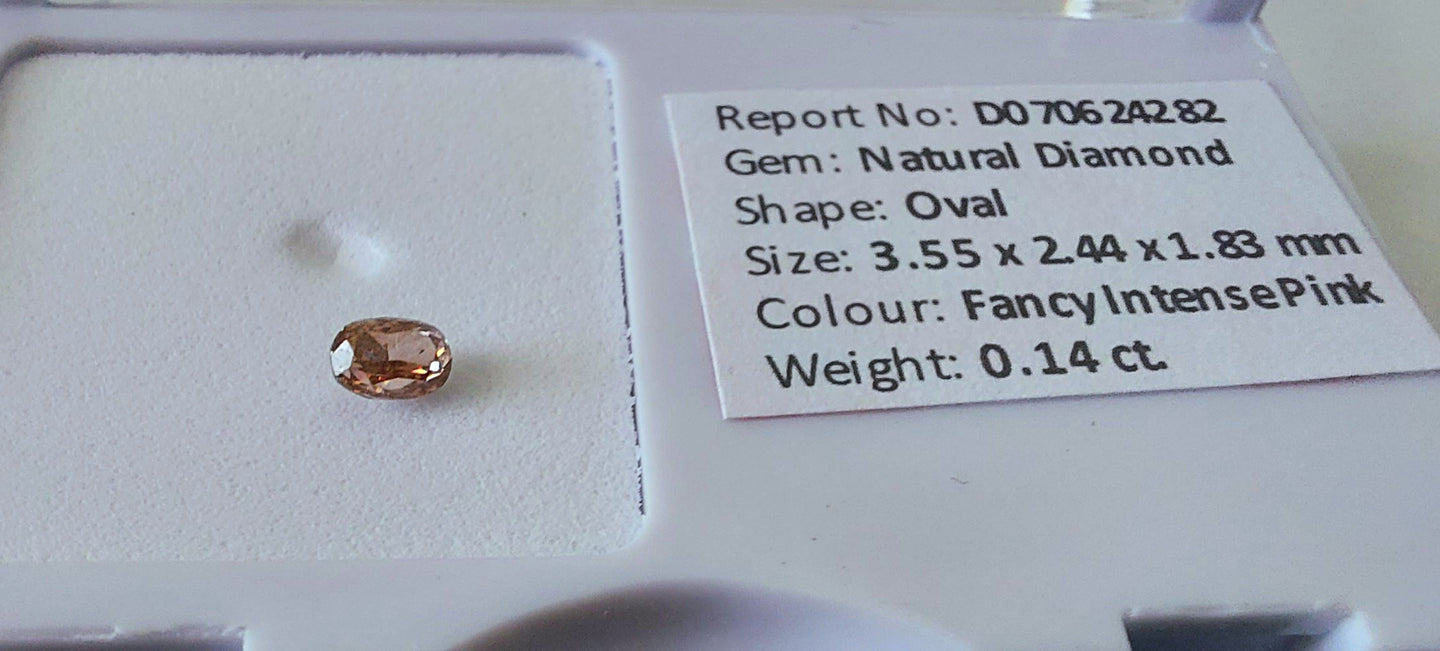 0.14ct Australian Pink Diamond