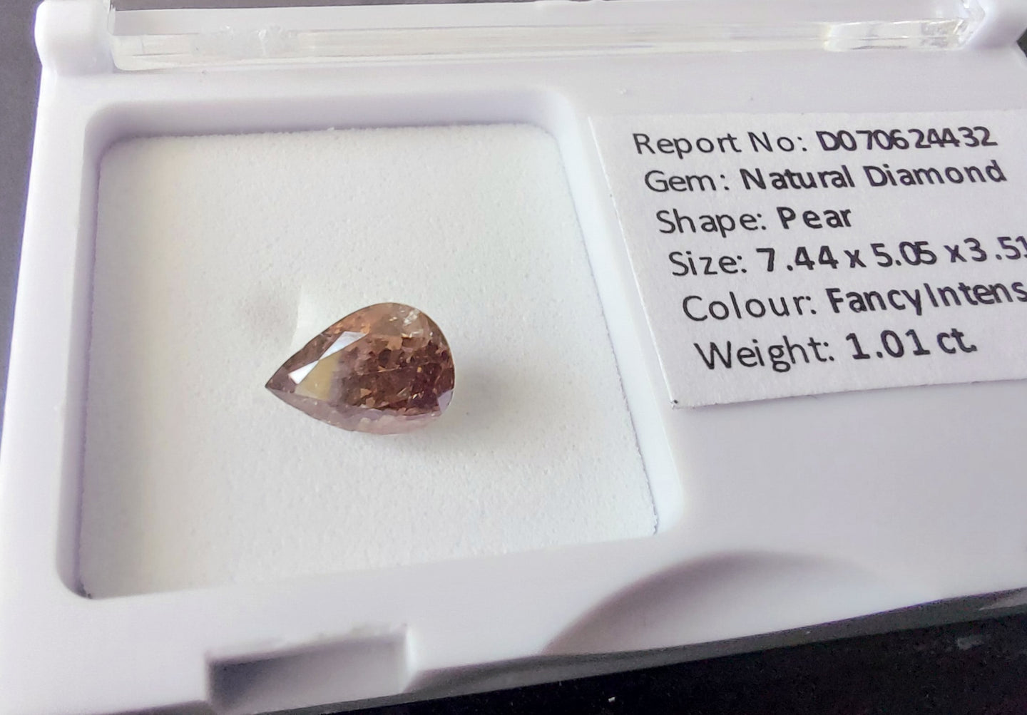 Fancy Intense Brownish Pink Diamond