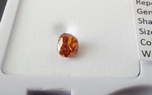 Load image into Gallery viewer, 0.28 Fancy Vivid Reddish Orange Diamond
