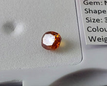 Load image into Gallery viewer, 0.28 Fancy Vivid Reddish Orange Diamond
