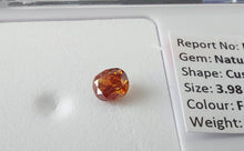 Load image into Gallery viewer, 0.28 Fancy Vivid Reddish Orange Diamond
