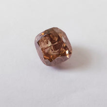 Load image into Gallery viewer, Divine Cross Huge 4.01ct Fancy Intense Pinkish Brown Diamond
