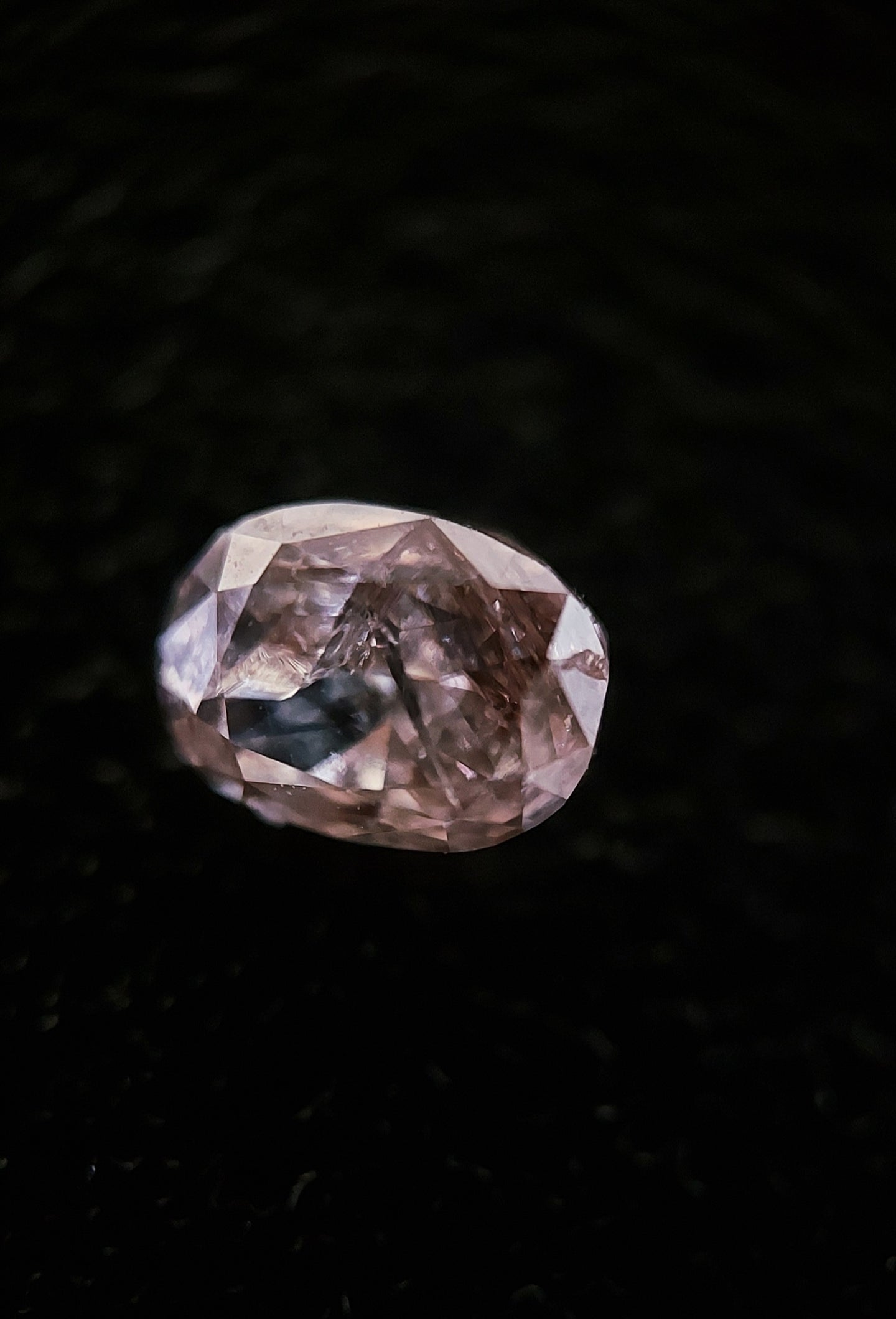 0.15ct AUSTRALIAN Fancy Light Pink DIAMOND Oval